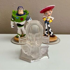 Disney Infinity Toy Story Buzz Lightyear & Jessie Figures with Base